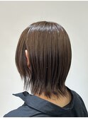 【江添茉友】ナチュラルブラウン/レイヤーボブ/秋冬カラー