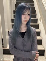 ニューヨークニューヨーク 三宮店(NYNY)&nbsp;ブルーヘアカラー/レイヤーカット
