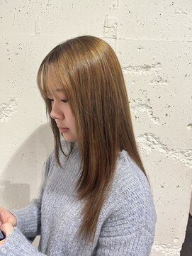 アルバサンス(albasanz) シアーベージュ×ナチュラルストレート