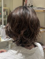 サロン ド ソーホー 蕨(Salon de SOHO)&nbsp;伸ばし途中でも可愛く！ラフパーマ【佐藤ちほみ】