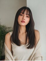 ウミ(umi.)&nbsp;黒髪スタイル　大人レイヤーカット