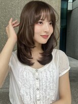 ローネス 表参道(LONESS)&nbsp;簡単にスタイリング！くびれレイヤーと透明感ベージュ