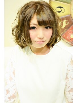 メイズ(MAZE) 甘辛MIX横波ウェーブボブ【メイズ東中野・鍛原志行】