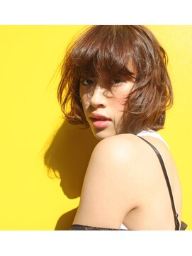 ソルトウォーター(SALT WATER) 須崎亮太【外国人風】束感たっぷりハイライト× Bob ２　susaki