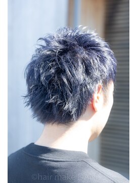 ヘアーメイク ダンス(hair make DANCE) 【edol】メンズブルーグレー レイヤー