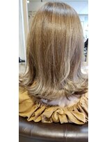 ヘアステージ ラプリュム(HAIR STAGE Ra Plume)&nbsp;【Ra　Plume】大人オシャレゆるふわ外ハネミディアムスタイル