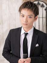 モッズヘア メン 南越谷南口店(mod's hair men) ワイルドアップバング&ハイトーンのモテマッシュB