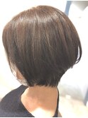 ＊お客様style＊前下りグラボブカット＋カラー＋髪質改善TR