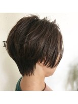 ジェルム ヘアーワークス(germe hair works)&nbsp;襟足長めハンサムショート