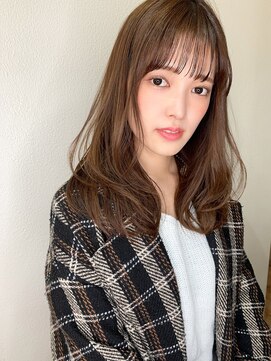 マリアバイアフロート(Maria by AFLOAT) 【山田】シースルーバングモテパーマふわミディ