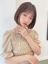 ベイルーム(BAYROOM by HONEY omotesando)&nbsp;【BAYROOM】あざとカワイイ内巻きボブ×ココアベージュ