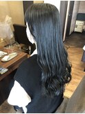20代30代  ロング  アシュカラー  艶髪  巻き髪