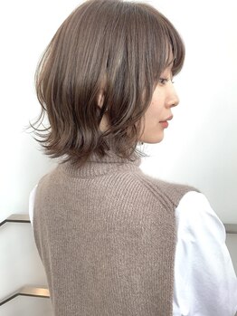 ヘアーエバリーズ(hair Everies)の写真/【オーガニック/低ダメージ/高発色】オーガニックの髪に優しいカラー剤を使用♪抜け感のある綺麗な発色に☆