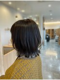 うる艶髪★髪質改善外ハネミディレイヤーカット