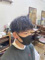 ギフト ヘアー サロン(gift hair salon) 重めマッシュ×スパイラルパーマ