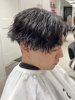 フィフス 名駅(fifth)&nbsp;ツイストスパイラルパーマセンターパートツーブロックメンズ名駅