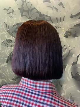 エディット アンド 緑地(Edit&) 重めボブ