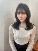 【フェミニンくびれヘア】