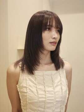 ネロ ヘアサロン ネイビー 渋谷(NERO HAIRSALON NAVY) 【赤津美奈】レイヤーカット ミディアム ラベンダーカラー