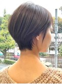 30代40代50代 大人女性/前髪ありショートボブ/ショートヘア