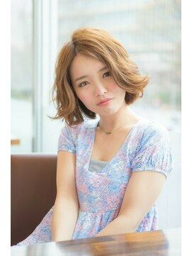アリシアヘアー(ARISHIA hair) 【ARISHIA hair 那珂】無造作 カール フェミニンボブ ♪