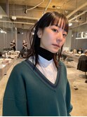 ワイドバング×シルクストレート【本多身和子】