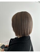 ヘアアンドメイク ムーア(Muuua)&nbsp;タッセルボブとベージュカラー