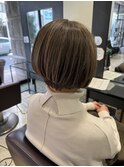 【白髪染めでも透明感カラー!」