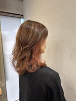 ザラブズラフズヘアー 守恒店(the loves laughs hair) コーラルピンク☆