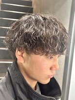 フィフスパーク(fifth PARK)&nbsp;渋谷メンズパーママッシュウルフカット緩めシャドウパーマ