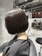 リー 郡山(Lee)の写真/忙しいママにもおススメ！乾かすだけでまとまるショート＊扱いやすく自宅での再現性が高く小顔みせ効果も◎
