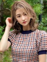 サードバイローラン(THiRD by ROULAND)&nbsp;ホワイトグレージュチェリーブラウンミニウルフ