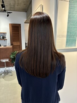 ハー(her) 艶髪ロング×髪質改善カラー｜her都立大学