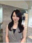 ワンホンヘア/ワンホンレイヤー/くびれ巻き/Rena