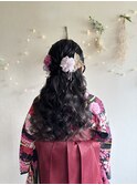 ハーフアップ