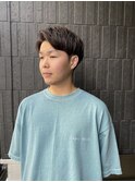 爽やかアップバングでスタイル 【山崎 潤一】