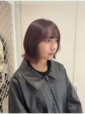 【瑠唯】色落ちまで綺麗な深みのあるワインレッド