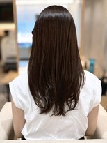 フリップビーアヴェダ(FLIP B AVEDA)&nbsp;本八幡×ナチュラルロング×艶ブラウン×オーガニックカラー