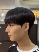 ノラキチジョウジ(NORA KICHIJOJI)&nbsp;シースルーマッシュダウンパーマメンズ韓国ヘアフェザーショート