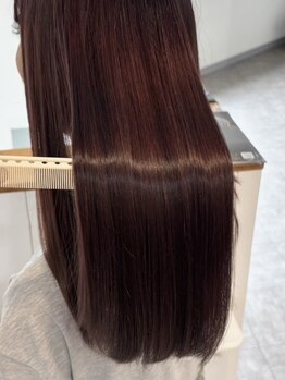 【メテオストレート★】すべての薬剤にこだわり、ダメージを最小限に◎ワンランク上の髪質改善をご提供！