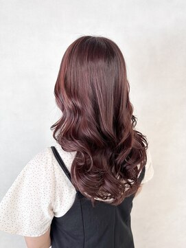 アース 越谷店(HAIR&MAKE EARTH) ブリーチなしダブルカラー/ダブルカラー/ピンクカラー/越谷