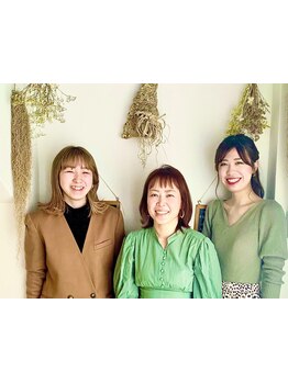 初めてのサロンでも安心☆何でも相談できるアットホームな雰囲気で通いやすい◎