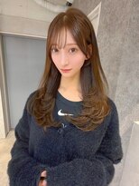 ハオ(hao)&nbsp;【hao渋谷】ココアベージュ×バタフライカット