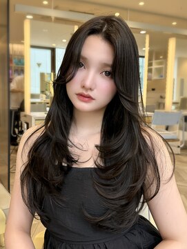 ニューヨークニューヨーク 梅田茶屋町店(NYNY) グレージュカラー　ワンカールレイヤー　レイヤーカット