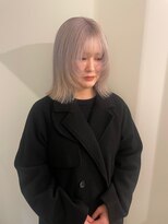 ユニコ(unico)&nbsp;ホワイトラベンダー/レイヤーボブ