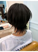 ショートウルフ/ウルフカット/メンズライク/カジュアルショート
