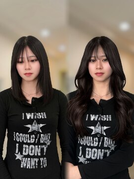 ララ モアナ(LaLa Moana) [HINAstyle]シールエクステ/イメチェン/前髪/黒髪/ミディアム