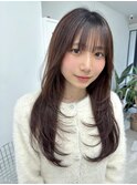 顔まわりレイヤー/レイヤーカット/ハッシュカット/盛岡