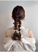 【編みおろし】池袋/池袋駅東口/ヘアセット/早朝/池袋駅