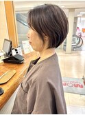 morio/大人丸みショートボブ/ショートカット